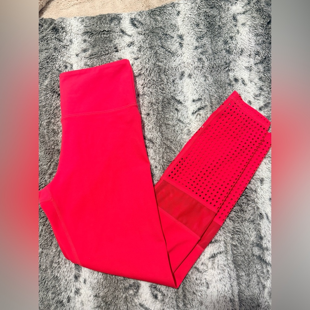 ZYIA neon coral leggings
